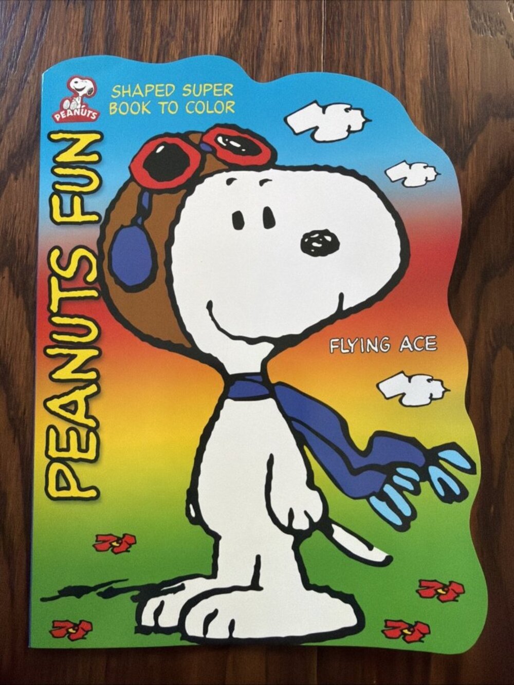 Peanuts Fun - "Flying Ace" (Shaped Super Book to Color)